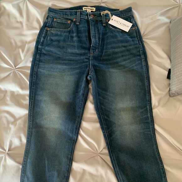 Madewell: Rivet & Thread High Rise Jeans - Picture 2 of 4